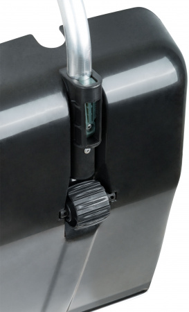 Скрепер для уборки снега на колесиках пластиковый, металлическая ручка, Профи 810х430х1220 мм РОС 68136