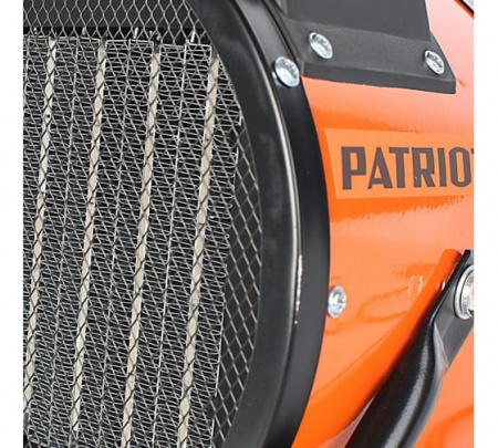 633307207 Тепловентилятор электрический на 3.0 кВт, напряжением 220В PTR-5S, с терморегулятором, керамическим нагревательным элементом PTC, шнур с евровилкой Patriot 