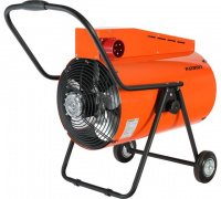 Тепловентилятор электрический на 24 кВт, 380В PT-R-24, с терморегулятором, нержавеющим ТЭНом, вилка встраиваемая на блоке управления Patriot 633307285