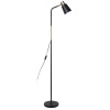 Торшер UML-T700 E27 BLACK напольный под лампу Е27 60W с регулировкой наклона Механический выключатель черный Uniel UL-00010185