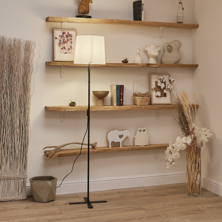 Торшер UML-T510 E27 BLACK/WHITE напольный под лампу Е27 60W Черный/Белый ТМ Uniel UL-00010193