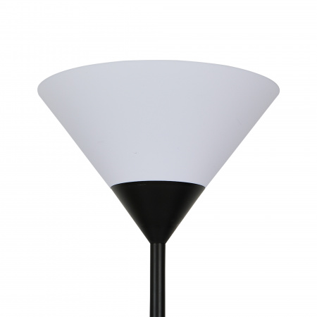 Торшер UML-T520 E27+E14 BLACK/WHITE напольный под лампу Е27 и Е14 2х60W черный/белый Uniel UL-00010194