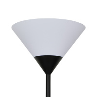 Торшер UML-T520 E27+E14 BLACK/WHITE напольный под лампу Е27 и Е14 2х60W черный/белый Uniel UL-00010194