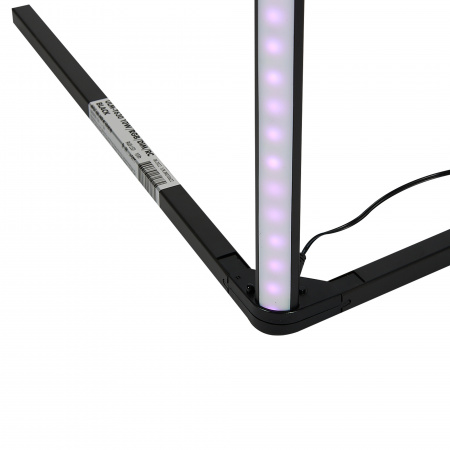 Торшер нUЛм-T630 10W/RGB/DIM/RC BLACK напольный светодиодный 10W RGB свет Диммер Пульт ДУ (в/к) черный Uniel UL-00010180