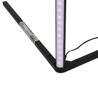 Торшер нUЛм-T630 10W/RGB/DIM/RC BLACK напольный светодиодный 10W RGB свет Диммер Пульт ДУ (в/к) черный Uniel UL-00010180