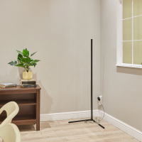 Торшер нUЛм-T630 10W/RGB/DIM/RC BLACK напольный светодиодный 10W RGB свет Диммер Пульт ДУ (в/к) черный Uniel UL-00010180