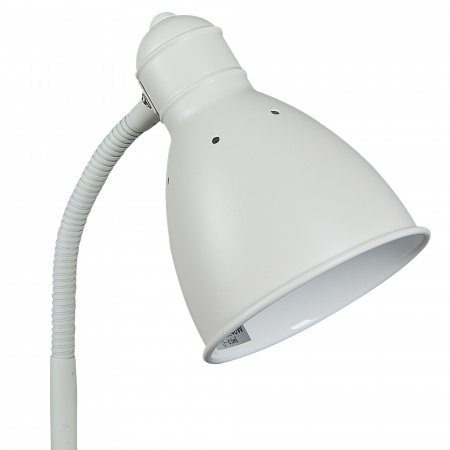 Торшер UML-T701 E27 WHITE напольный под лампу Е27 60W с регулировкой наклона Механический выключатель Белый ТМ Uniel UL-00010189