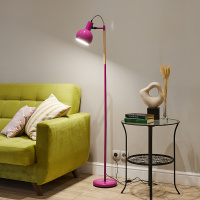 Торшер UML-T702 E14 PINK напольный под лампу Е14 60W с регулировкой наклона Механический выключатель Розовый ТМ Uniel UL-00010184