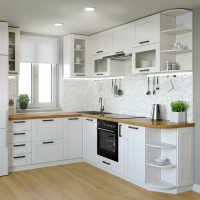 Светильник светодиодный ДВО 5.5 Вт 450 лм 4000К AC 220В IP54 круг D90х44мм монт d75мм Пластик Elementary Gauss GAUSS 999420205