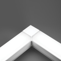 Светильник светодиодный ДПО-36вт 6500К 3600Лм линейный рассеиватель матовый в алюминиевом корпусе белый FERON AL4020 41337