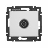 VALENA Розетка телевизионная TV звезда в рамку белая 1.5дБ Legrand/Daccord 774429