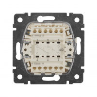 VALENA Переключатель двухклавишный на 2 направления в рамку слоновая кость Legrand/Daccord 774308