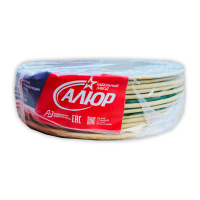 Провод силовой ПуГВнг (А)-LS 1х6 желто-зеленый бухта многопроволочный АЛЮР 00-00011050