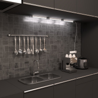 Светильник линейный светодиодный ДБО 5 Вт 440 лм 6500К AC 220В IP20 312х22х30мм крепления провода и коннекторы входят в комплект TL Black Gauss GAUSS 130511305