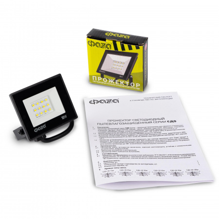 5047242 Прожектор светодиодный СДО-20 10Вт 6500К 800Лм IP65   JazzWay 