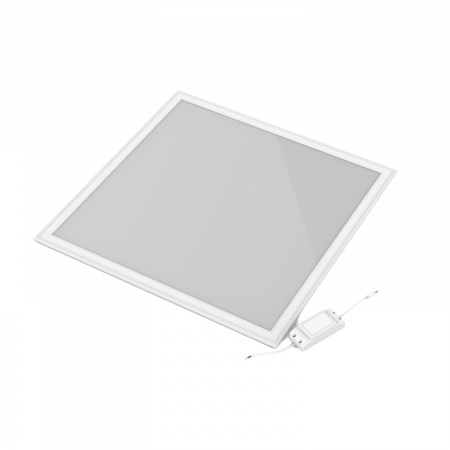 Светильник светодиодный ДВО 36 Вт 6500К 2880 лм 180-260В IP40 595х595х7мм Алюминий матовый опал утратонкий с равномерной засветкой драйвер в комлекте Офис Gauss GAUSS 145024336