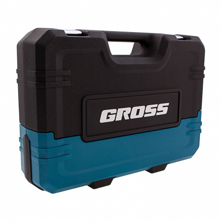 Набор инструментов, 1/4, 1/2, CrV, 120 зубьев, 109 предметов GROSS 14155