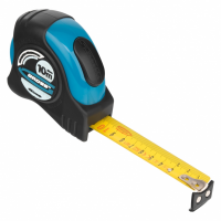 Рулетка  Schlagfest ,10 м x 25 мм, магн. обрез зацеп, двухст. шкала, автоматич. фиксация GROSS 31115