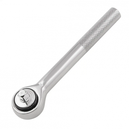 Ключ-трещотка 1/4, 45 зубьев, с переключатем, хром Sparta 140205