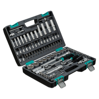 Набор инструментов, 1/2, 1/4, CrV, пластиковый кейс 94 предмета STELS 14106