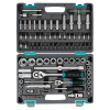 14106 Набор инструментов, 1/2, 1/4, CrV, пластиковый кейс 94 предмета STELS 
