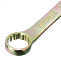 Ключ комбинированный, 19 мм, желтый цинк СИБРТЕХ 14983