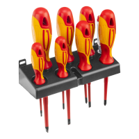 Набор отверток диэлектрических до 1000 В + тестер, 8 шт., PH + SL, CrMo, 2к рукоятка GROSS 12950