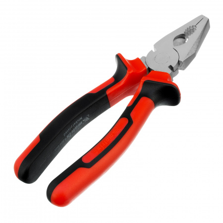 Плоскогубцы NICKEL, 200 мм, никелированные, двухкомпонентные рукоятки Matrix 16906