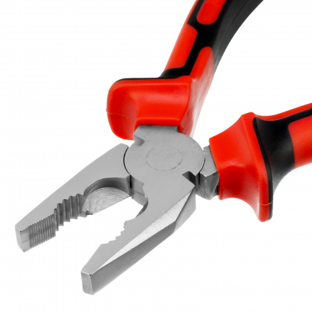 Плоскогубцы NICKEL, 200 мм, никелированные, двухкомпонентные рукоятки Matrix 16906