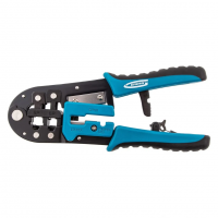 Клещи для обжима телефонных и компьютерных клемм RJ45, 8P и RJ11/12, 6P GROSS 17719