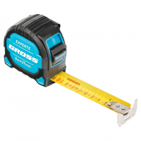 Рулетка Experte, 5 м x 27 мм, двухкомпон. корпус, магнит, двухстор. разметка, нейлон GROSS 32575