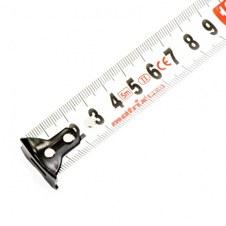 Рулетка Autostop, 5 м х 25 мм, двухкомпонентный корпус, автоматическая фиксация, PRO Matrix 32552