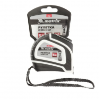 Рулетка Autostop, 5 м х 25 мм, двухкомпонентный корпус, автоматическая фиксация, PRO Matrix 32552