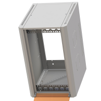 Шкаф настенный 19' 6U 600х350мм стеклянная дверь (без задн. стенки) RAL 7035 SUPRLAN 05-1060