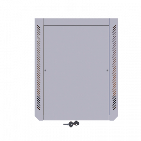 05-1060 Шкаф настенный 19' 6U 600х350мм стеклянная дверь (без задн. стенки) RAL 7035 SUPRLAN 