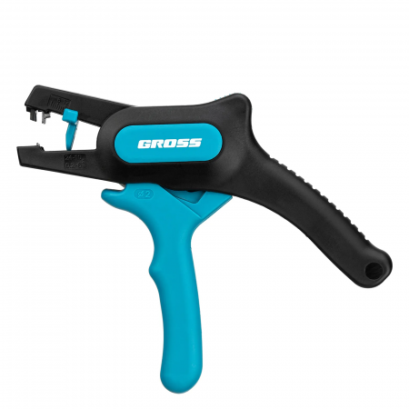 Щипцы для зачистки электропроводов 0.2-6 мм2 (10-24 AWG), лезвие: нержавеющая сталь GROSS 17722