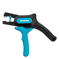 Щипцы для зачистки электропроводов 0.2-6 мм2 (10-24 AWG), лезвие: нержавеющая сталь GROSS 17722