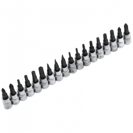 14122 Набор инструментов 1/2, 1/4, CrV, 12 гранные головки, пластиковый кейс, 109 предмета STELS 