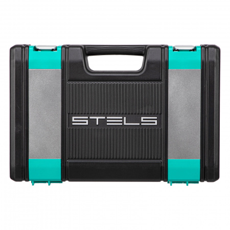 14122 Набор инструментов 1/2, 1/4, CrV, 12 гранные головки, пластиковый кейс, 109 предмета STELS 