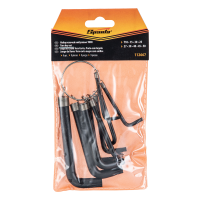 Набор ключей имбусовых TORX 9 шт.: T10.15.20.25.27.30.40.45.50. оксидированные, на кольце Sparta 112667