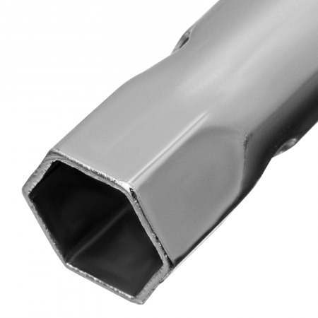 137405 Набор ключей трубчатых торцевых, 8-17 мм, вороток, оцинкованные, 6 шт. Sparta 