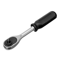 Ключ-трещотка 1/4, CrV, 45 зубьев, с быстрым сбросом, хром Matrix 14010