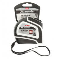 Рулетка Autostop, 8 м х 25 мм, двухкомпонентный корпус, автоматическая фиксация, PRO Matrix 32553