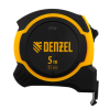 Рулетка 5м х 25мм, двухкомп. корпус, магнитный обрезиненный зацеп Denzel 31532