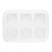 Quteo Рамка 6 постов для наружного монтажа белая Legrand/Daccord 782296