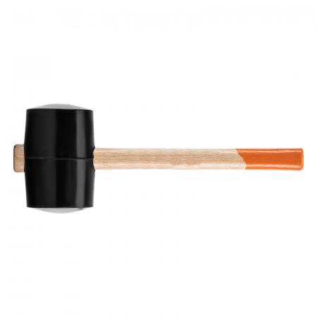 11161 Киянка резиновая, 1130 г, черная резина, деревянная рукоятка Sparta 
