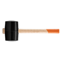 Киянка резиновая, 1130 г, черная резина, деревянная рукоятка Sparta 11161