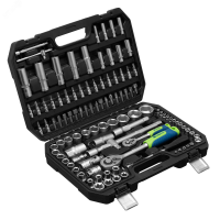 Набор инструментов, 1/2, 1/4, 108 предметов СИБРТЕХ 13389