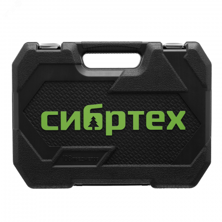 Набор инструментов, 1/2, 1/4, 108 предметов СИБРТЕХ 13389