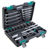 14102 Набор инструментов, 1/2, CrV, пластиковый кейс 31 предмет STELS 